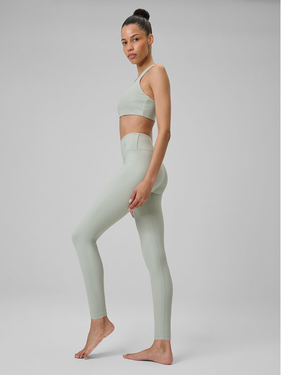 4F 4F Legginsy YOGA Turkusowy Slim Fit