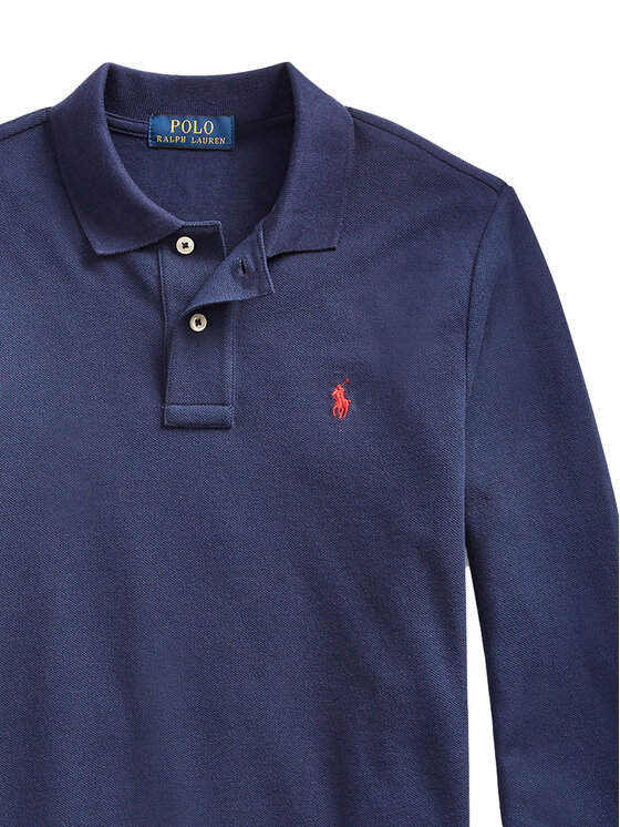 Polo Ralph Lauren Polo Ralph Lauren Polo majica 323708858024 Mornarsko modra Slim Fit