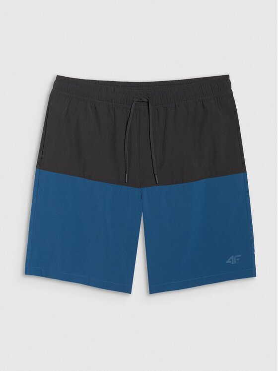 4F 4F Szorty plażowe 4FWSS25UBDSM135-46S Zielony Regular Fit