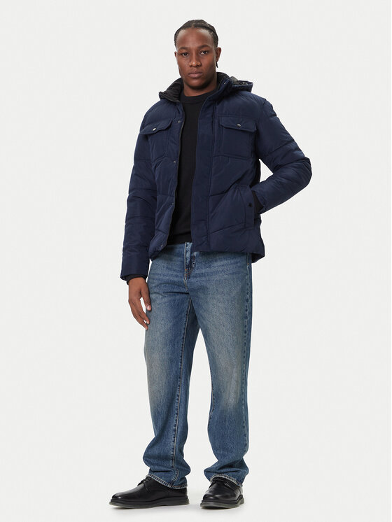 Jack & Jones Jack&Jones Žieminė striukė Morgan 12279687 Tamsiai mėlyna Regular Fit