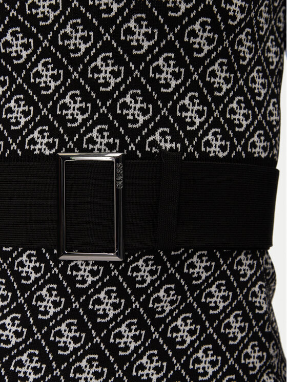 Guess Guess Φόρεμα υφασμάτινο Lise W4BK43 Z37K0 Μαύρο Regular Fit
