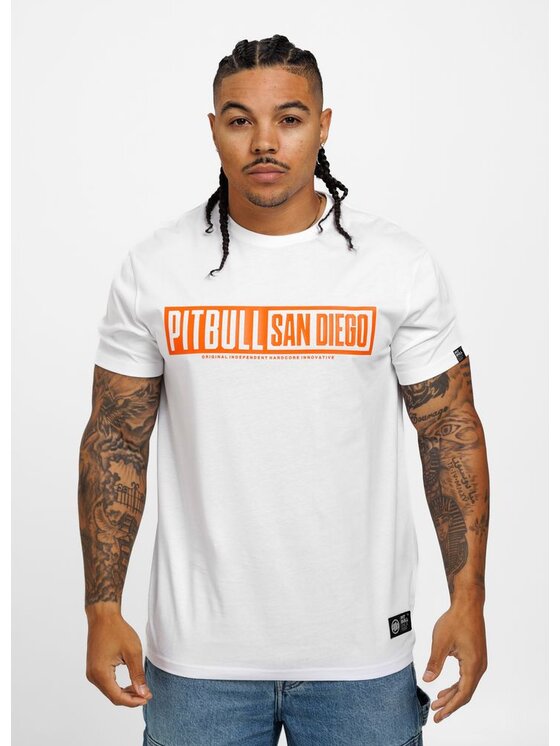 PITBULL PITBULL T-Shirt Koszulka Biały Regular Fit