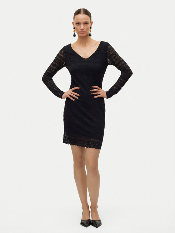 Vero Moda Vero Moda Φόρεμα κοκτέιλ Zoe 10315445 Μαύρο Slim Fit