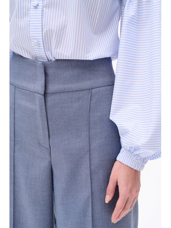 blue shadow blue shadow Spodnie damskie Luna 2 Niebieski Regular Fit