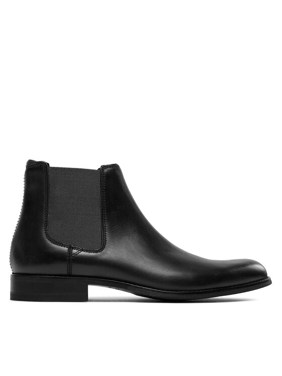 Clarks Členková obuv s elastickým prvkom Craftarlo Top 261734607 Čierna