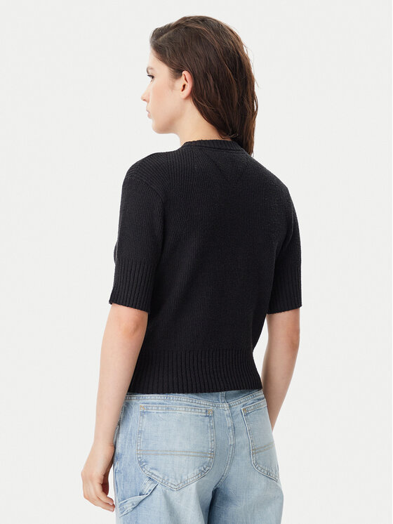 Tommy Jeans Tommy Jeans Pulover DW0DW20380 Negru Regular Fit