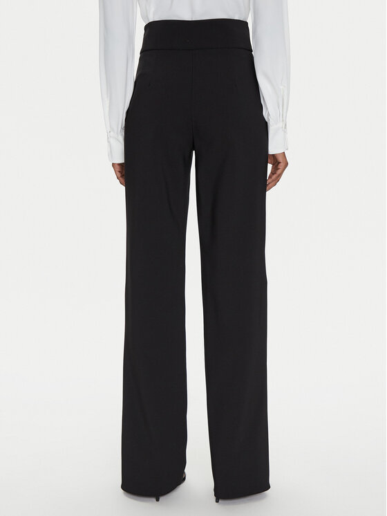 Rinascimento Rinascimento Pantaloni di tessuto CFC0122883003 Nero Regular Fit