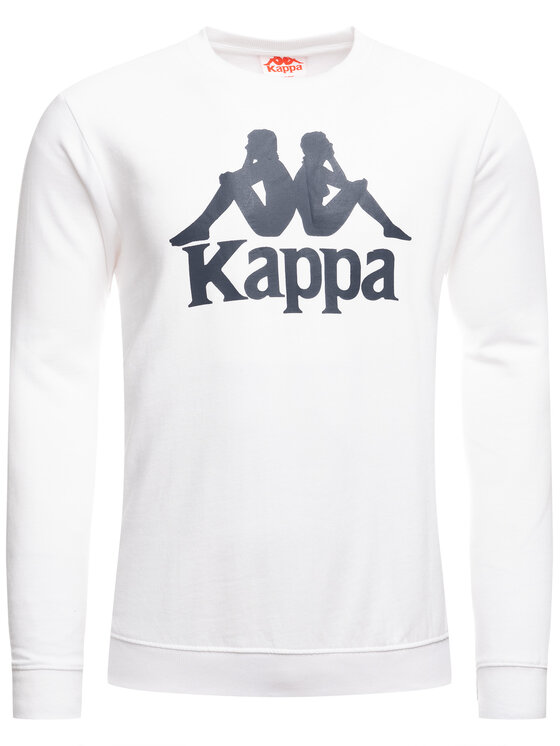 Kappa Kappa Суитшърт 703797 Бял Regular Fit