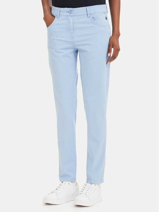 Beverly Hills Polo Club Beverly Hills Polo Club Chinos P-SS26W-T586585 Dunkelblau Slim Fit