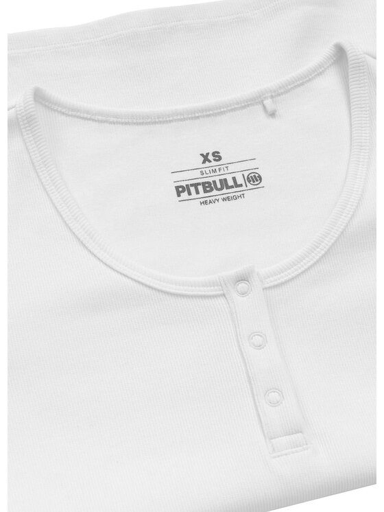 PITBULL PITBULL Longsleeve LAYLA Biały Regular Fit