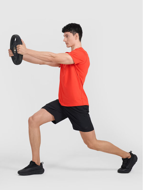 4F 4F Αθλητικό σορτς 4FWMM00TFSHM1311-20S Μαύρο Regular Fit