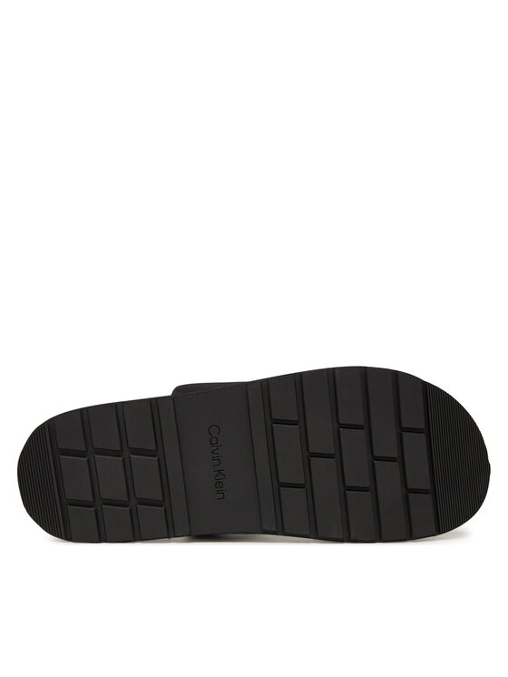 Calvin Klein Calvin Klein Papucs Double Strap Cv Logo HM0HM01801 Fekete