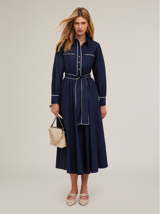 Motivi Motivi Vestito da giorno 7186Q003280N034 Blu Regular Fit