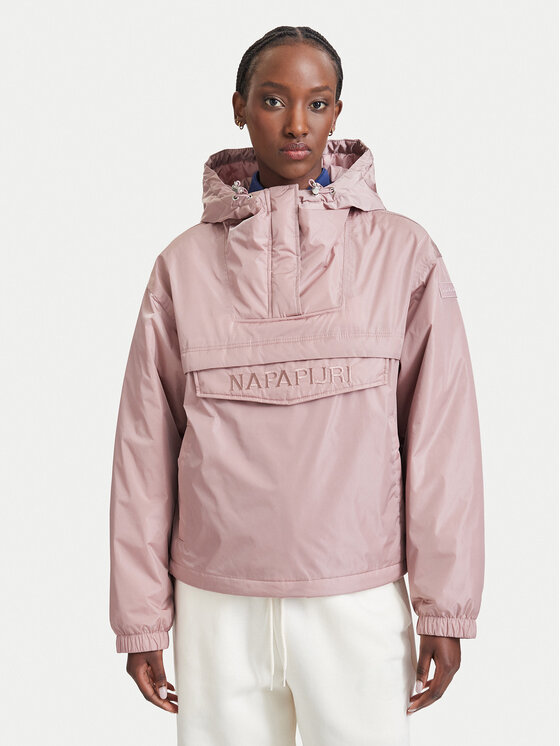 Napapijri Napapijri Куртка Anorak Rainforest Optique W NP0A8AHAP241 Світло-рожевий Oversize