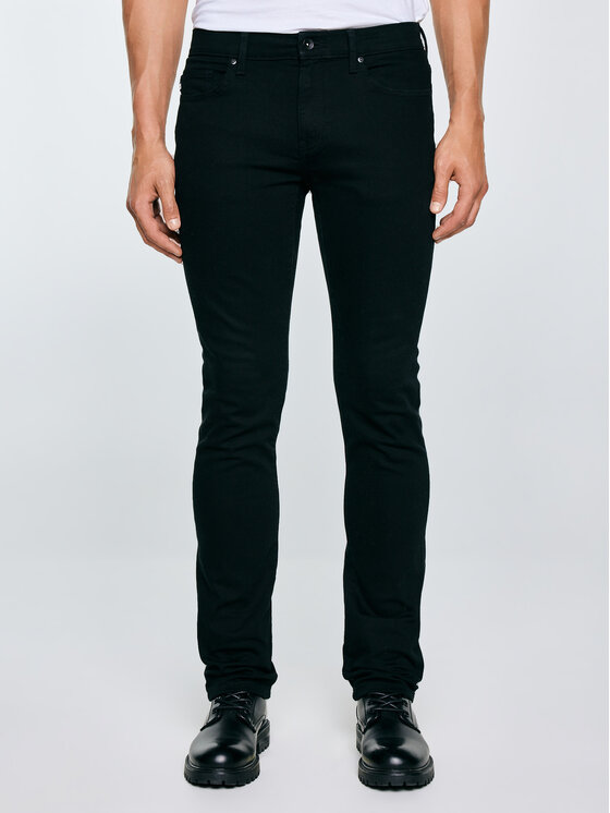 BIG STAR BIG STAR Jeansy TERRY Czarny Slim Fit