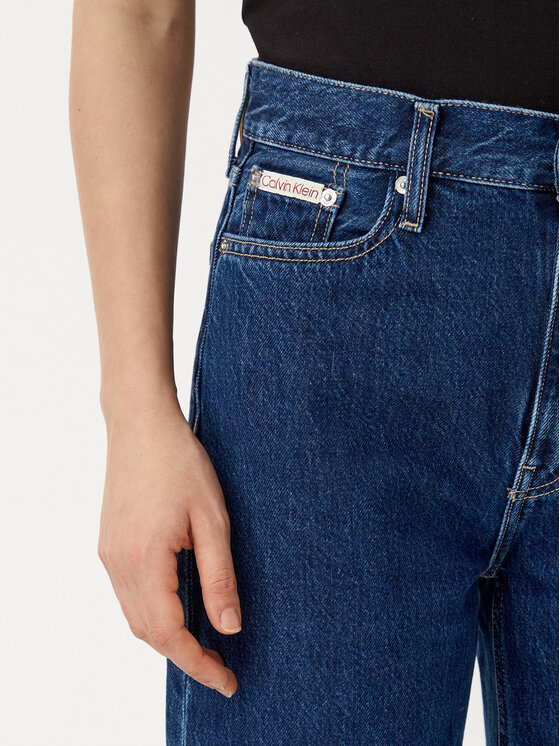Calvin Klein Jeans Calvin Klein Jeans Džinsai Barrel J20J225004 Tamsiai mėlyna Loose Fit
