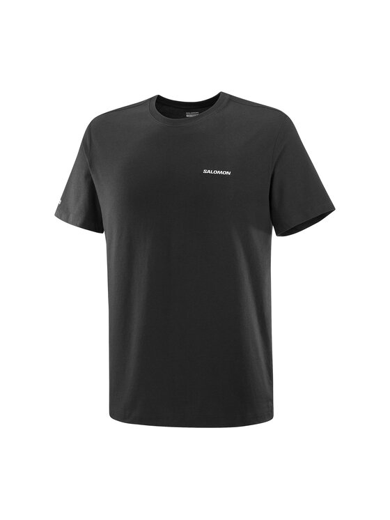 Salomon Salomon T-Shirt LOGO TEE M Czarny Regular Fit