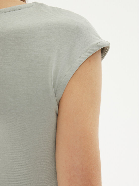 Gina Tricot Gina Tricot Top 23171 Šedá Slim Fit
