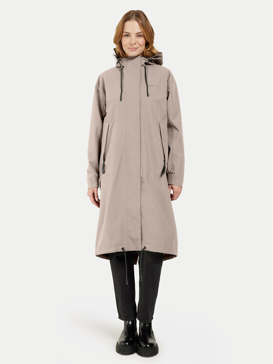 Didriksons Didriksons Hanorac Astrid 505628 Bej Relaxed Fit