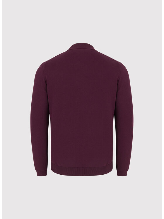 Pako Lorente Pako Lorente Sweter P26WN-2X-009 Fioletowy Regular Fit