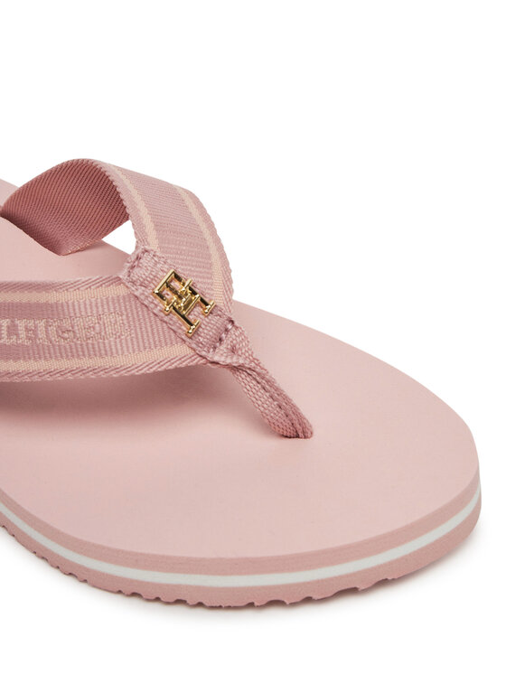 Tommy Hilfiger Tommy Hilfiger Japanke Hilfiger Webbing Beach Sandal FW0FW08515 Ružičasta