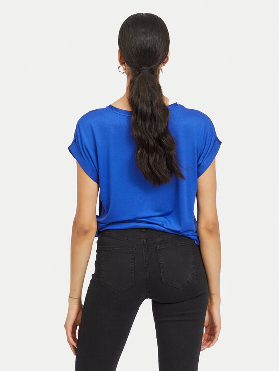 Vila Vila T-Shirt Ellette 14059563 Blau Regular Fit