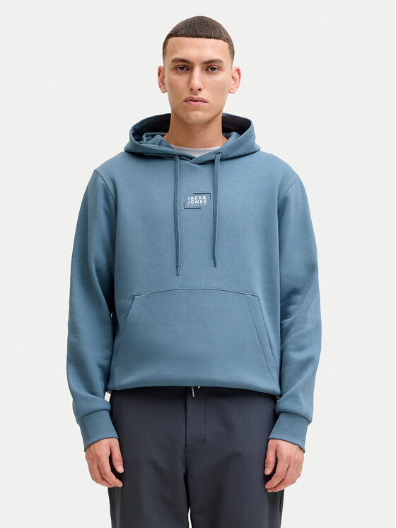 Jack & Jones Jack & Jones Mikina Corp 12268422 Modrá Regular Fit