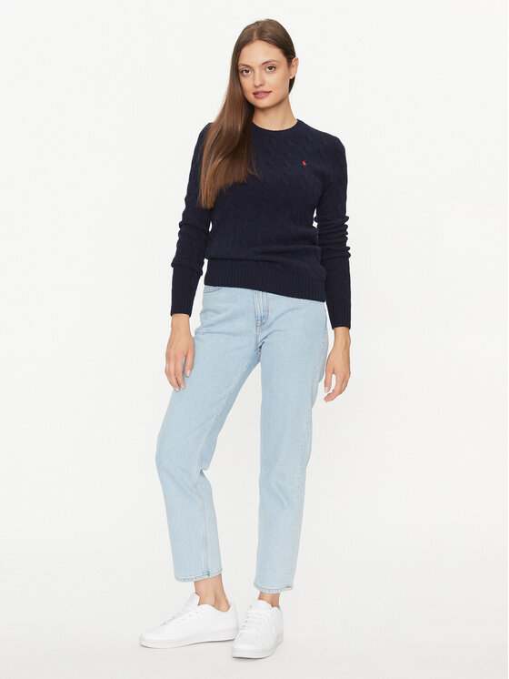 Polo Ralph Lauren Polo Ralph Lauren Πουλόβερ 211910421003 Σκούρο μπλε Regular Fit