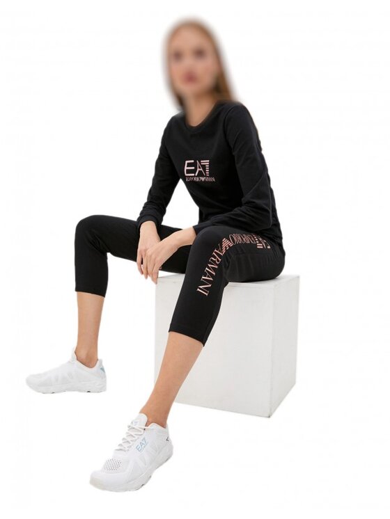 EA7 Emporio Armani EA7 Emporio Armani Legíny 6HTP54 TJ5FZ Černá Active Fit