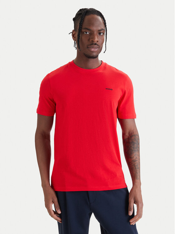 HUGO Tricou Dero222 50466158 Roșu Regular Fit