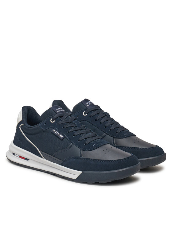 Tommy Hilfiger Tommy Hilfiger Snīkeri Retro Runner Mix Rwb FM0FM05371 Tumši zils
