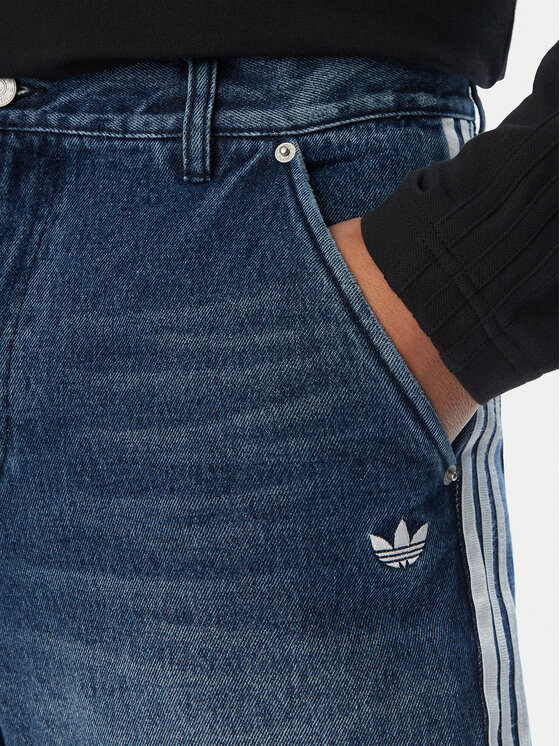 adidas adidas Jeans hlače adilenium 6 LH3341 Modra Loose Fit