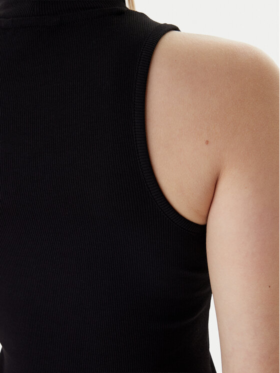 Tommy Jeans Tommy Jeans Блуза Badge DW0DW21840 Черен Slim Fit