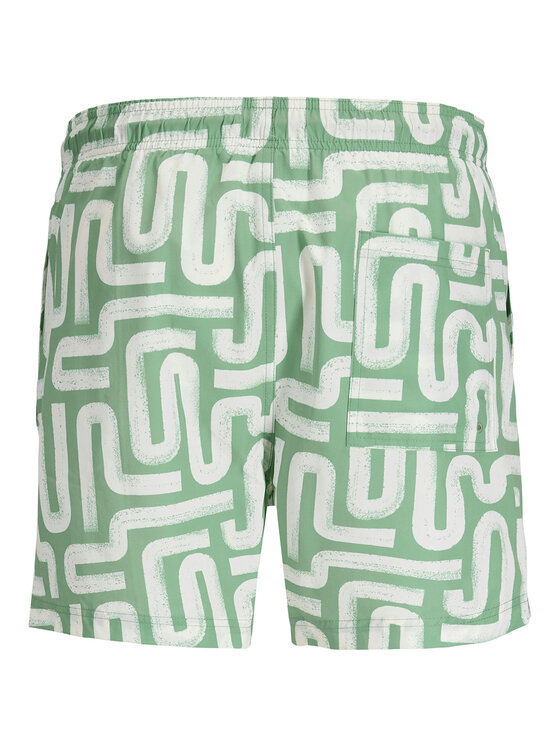 Jack & Jones Jack & Jones Plavecké šortky Maui Sand 12291428 Zelená Regular Fit