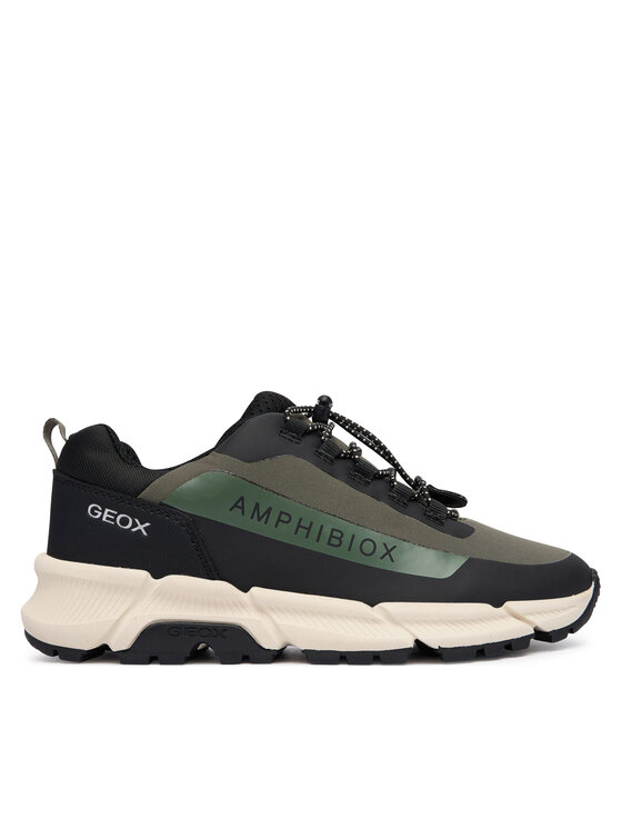 Geox Geox Сникърси J Flexyper Plus Boy B Abx J46LCC 0FU50 C0498 S Тъмнозелен