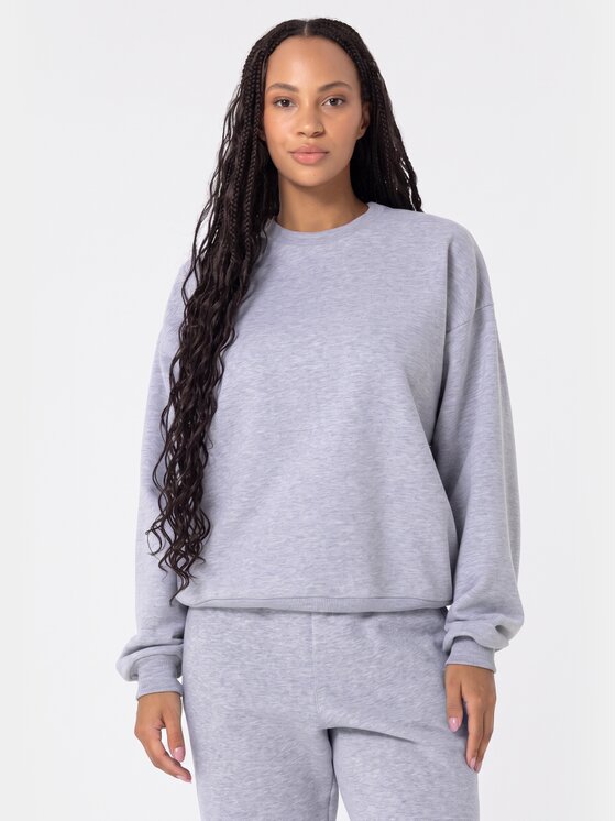 BASICLO BASICLO Bluza W-2095-25 Szary Oversize