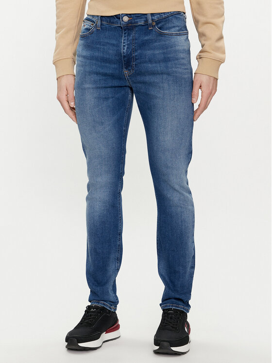 Pánské Jeansy Tommy Jeans, Velikost:36/32, Barva: Modrá, Simon DM0DM18734