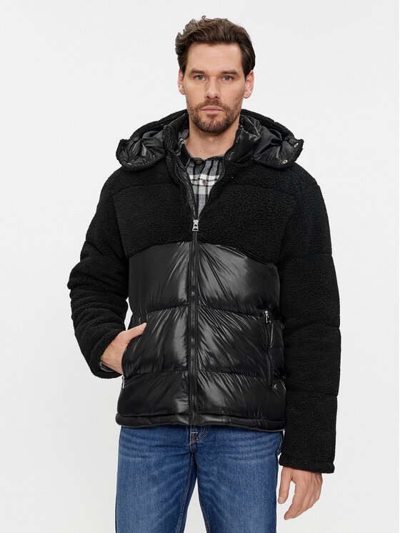 Brave Soul Brave Soul Daunenjacke MJK-TOMIE Schwarz Regular Fit