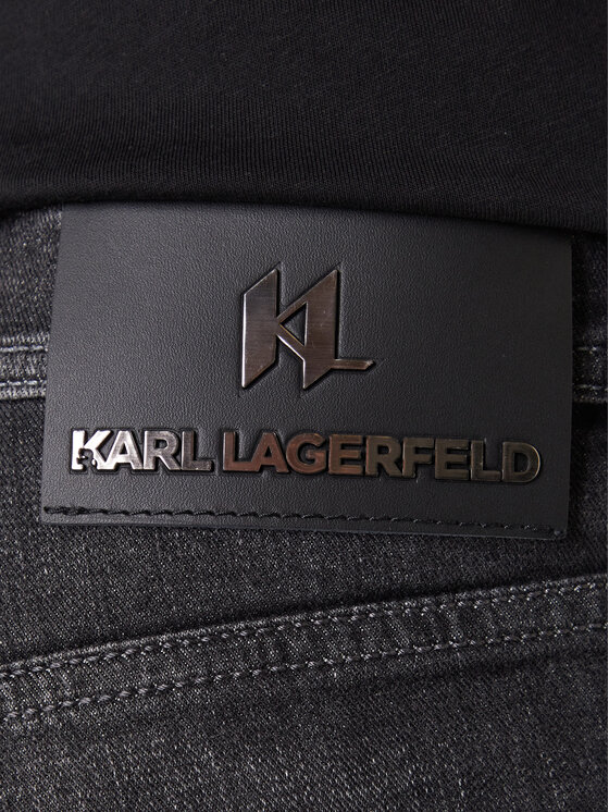 KARL LAGERFELD KARL LAGERFELD Traperice 265501 500843 Crna Slim Fit