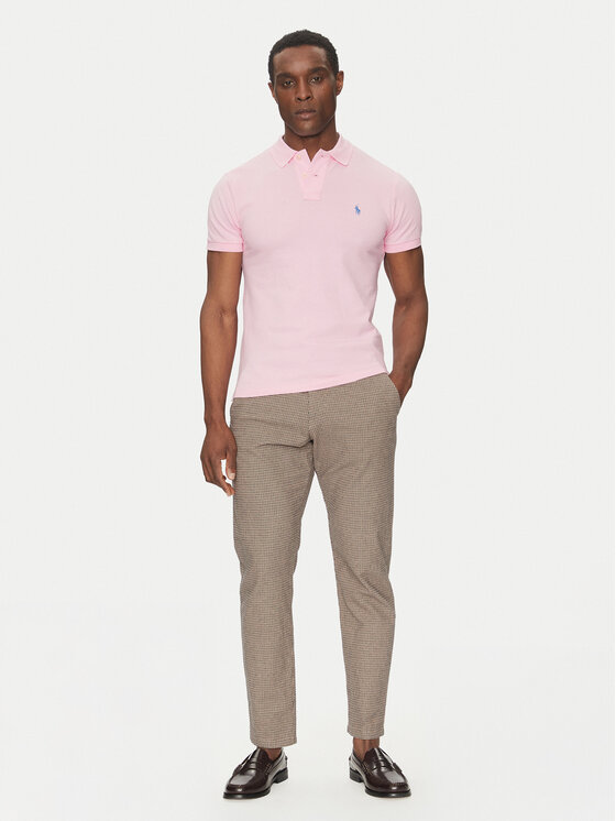 Polo Ralph Lauren Polo Ralph Lauren Polokošeľa Core Replen 710795080 Ružová Slim Fit