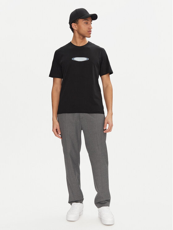 Jack&Jones Jack&Jones Marškinėliai Pacer 12273880 Juoda Relaxed Fit