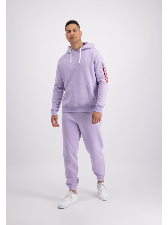 Alpha Industries Alpha Industries Joggery Embroidery Jogger Unisex Fioletowy Regular Fit
