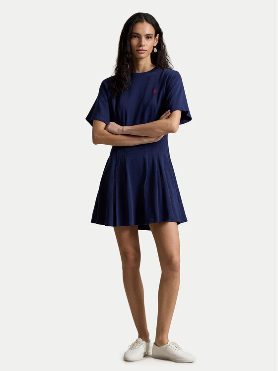 Polo Ralph Lauren Polo Ralph Lauren Kleid für den Alltag 211A96342004 Dunkelblau Slim Fit