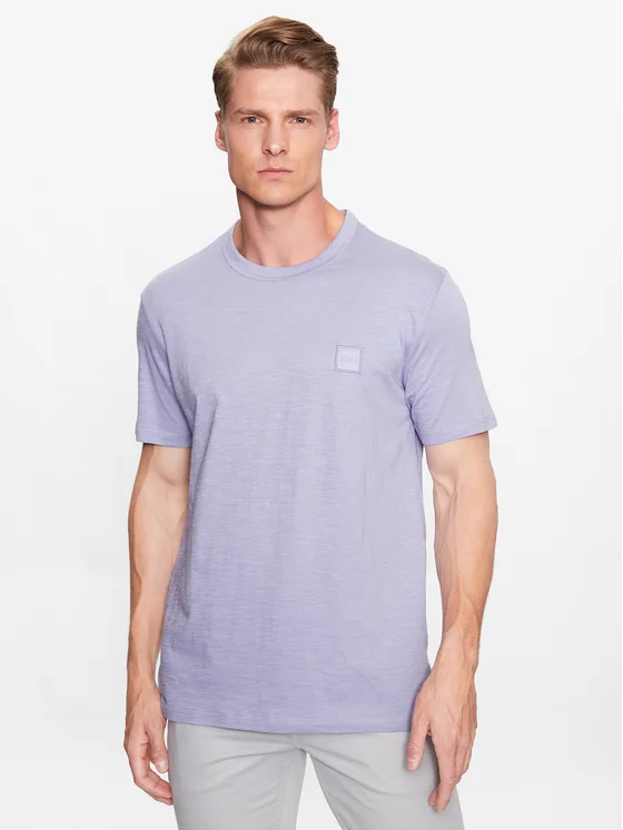Boss T-Shirt 50478771 Violett Regular Fit