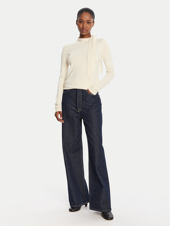 Marella Marella Rollkragenpullover Osaka 2525366061000 Écru Regular Fit