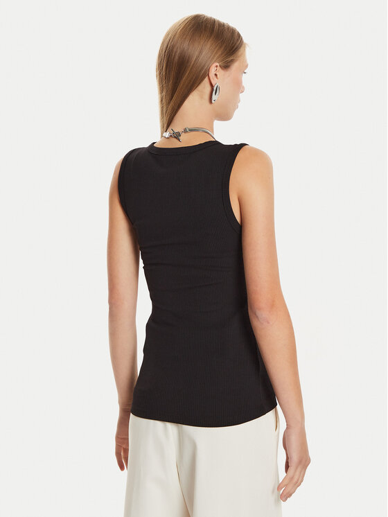 Calvin Klein Calvin Klein Top K20K207748 Czarny Slim Fit