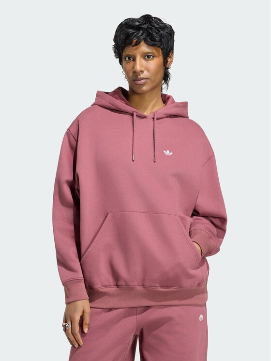 adidas adidas Pluus Essentials Oversized Fleece Hoodie KT2272 Roosa Regular Fit