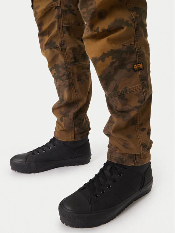 G-Star Raw G-Star Raw Kalhoty z materiálu Rovic Zip 3D D02190-E081 Zelená Tapered Fit