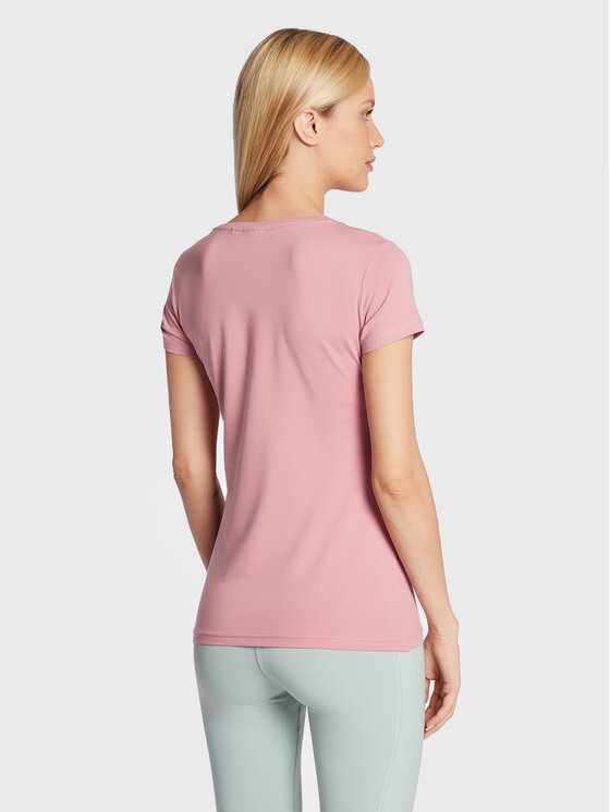 4F 4F T-krekls H4Z22-TSD350 Rozā Regular Fit