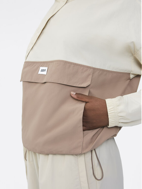 Sprandi Sprandi Anorak jakna SP22-KUD101 Bež Regular Fit